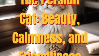 The Persian Cat: Beauty, Calmness, and Friendliness