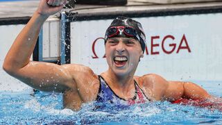 Katie ledecky the goat of swimming