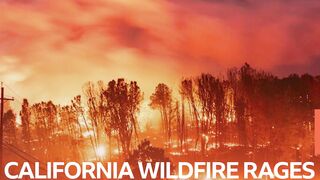 California Wildfire rages as wind and Heat, Risk of Thunderstorms Expected | The World | The World Pk