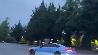 Bmw m5 drift out