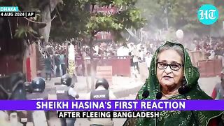 sheikh hasina reactions