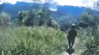 The Indonesian special forces police brigade was ambushed by Papuan OPM separatist troops.