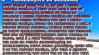 PARTE 10 - MORALIZAÇÃO DA SOCIEDADE ~ A PIOR TEORIA PARA ESTÁ CADA VEZ MAIS EM PRISÃO (CONDENAÇÃO) DO FAMILIARISMO