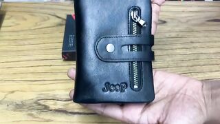 Stylish men wallet genuine leather