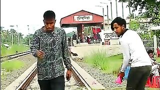 Fake train horn prank by Roxy ahmed