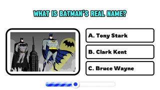 Guess The Quiz About BATMAN - Fact BATMAN Quiz