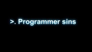 The biggest programmer sins, After Effect clip arts