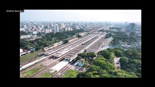 A wonderful woman run with railway station on Febspot