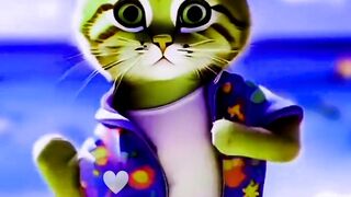 Cute cat dance 4