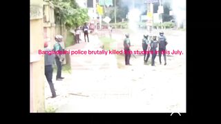 Bangladesh police brutally killed students in july 2024