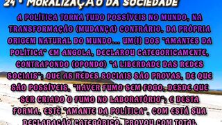 PARTE 24, 25, E 26 - MORALIZAÇÃO DA SOCIEDADE ~ A POSSIBILIDADE DA POLÍTICA (SISTEMA), A POLÍTICA É O QUE DETERMINA A ARTE, E O ALVO DO SISTEMA