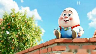 Humpty Dumpty Set on a wall | 3d animation cartoon | english nursery rhymes for children