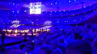 Fake crowd noise at the Billie Eilish concert at the Olympics