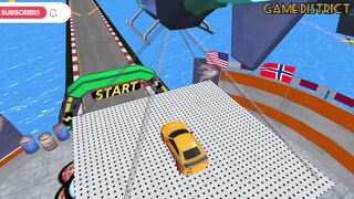 Superhero Car Mega Ramp Game