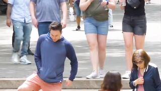 Fart in public prank