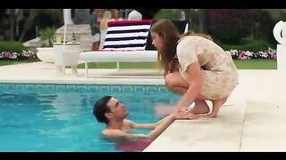 Culpa Mia(My Fault) / Pool Kissing Scene | Noah & Nick | Nicole Wallace Gabriel Guevara | Netflix