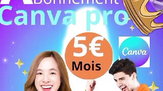 ????????COMPTE CANVA PRO  PLUS DE FORMATION EN DESIGN GRAPHIQUE, INFOGRAPHIE ET MONTAGE VIDÉO ????????