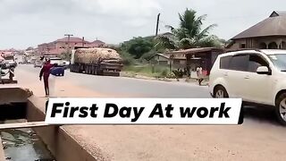 First day at work 2