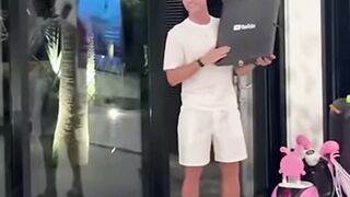 Cristiano got golden play button