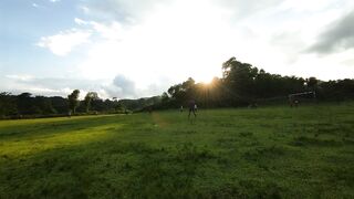 Cricket ground@ #viratkohli #sunset #amazing_longexpo