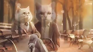 Old_white_cat’s_Heartfelt_Memories_????????_#cutecat_#aicat_#cute_#catshorts_#viral_