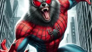 superheroes but werewolf part 1???? ALL Characters (Marvel & DC) #avengers #dc #ai #shorts