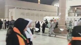 The current atmosphere at Nabawi Mosque