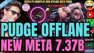 Dota2 Pudge Offlane New Meta 7.37b | Dota2 PC Gameplay Highlights | Pudge Offlane Rank Gameplay