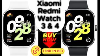 smart watch xiaomi redmi 3 and 4