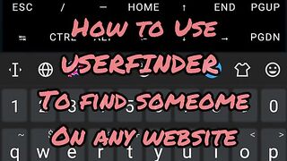 #termux.. Use userfinder to find anyone