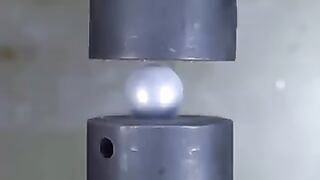 Which is stronger, a heated ball or a cooled ball ?