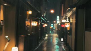 RAINY MOOD AT NIGHT