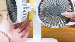 Adjustable Double Mini Fan – Compact, Portable, and Powerful Cooling Solution Gadgets