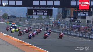 sprint race Motogp Aragon 31 agustus 2024 !! Pecco bagnaia motor bermasalah marc marquez berkuasa