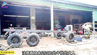 第二集。 Bela自制3500公斤六轮卡车，这技术太棒了