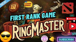 Dota2 First Game RingMaster Rank Gameplay POS5 Support 3 Men Party #ringmaster #firsttime