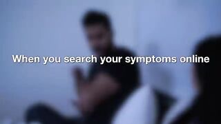 When you search your symptoms ONLINE