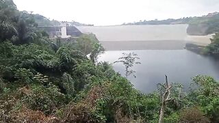 Leuwikeris Dam Ciamis after being inaugurated by President Jokowi