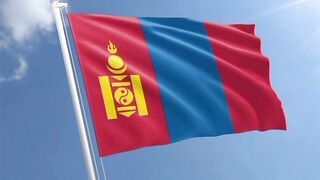 Bendera Mongolia. Mongolia Flag. Flag of Mongolia