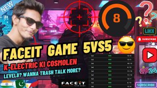 Faceit High Rank Game | 5 Vs 5 | Faceit Intense Game Highlights