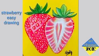 How_To_Draw_a_strawberry_easy_drawing_step_by step