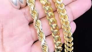 Real 10K Gold Bracelets on Sale