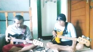 cover with my friend