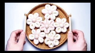 Beautiful Four Steamed Bun Art