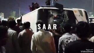 #Ek RTC bus Ne Private Volvo bus ko Mari Takkar Aur Volvo Bus Aramghar Chowraste Par Palat Gayi..