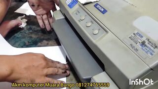 cara memperbaiki epson plq20 hasil cetak kertasny kotor