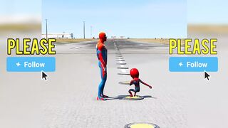 Small VS big Spider-Man | funny video | fun | Febspot | YouTube | TikTok | Viral