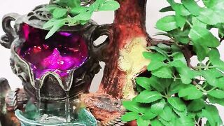 Indoor water fountain tree ???? #vlog #watertree