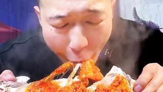 ASMR MEAT  AND SPICY