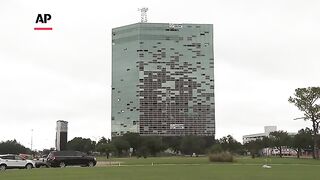 Hurricane-damaged Louisiana skyscraper is imploded